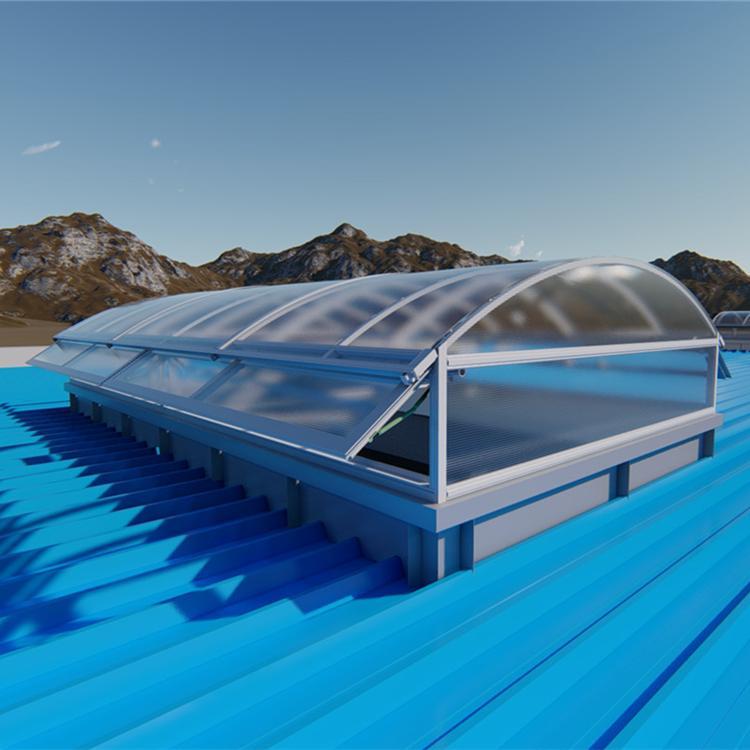 
侧开型电动采光排烟天窗
